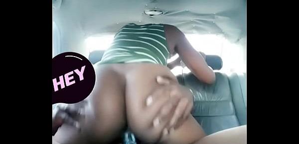  Creamy Ebony Bubble Butt Stripper Riding Dick In Backseat Of Car See Full Video on SC @FX3ent